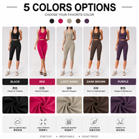 Ensemble de sport côtelé sans couture respirant grande taille pour femme GH – Ajustement parfait, antichoc, haute élasticité, effet push-up fessier, contrôle du ventre, idéal pour la course à pied