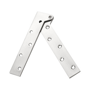 Charnières supérieures et inférieures 4 mm en acier inoxydable 201, rotation à 360 degrés, fonctionnement silencieux pour portes en bois - Product Image 4