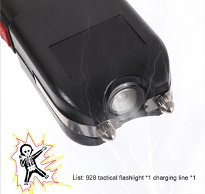 Dispositif de contrôle des animaux rechargeable haute tension, boîtier en plastique, fonction d'éclairage par choc électrique, étanche, batterie 20 heures - Product Image 5