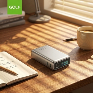 Banques d'alimentation <span class=keywords><strong>mini</strong></span> 65W à charge rapide avec écran TFT, <span class=keywords><strong>prix</strong></span> de gros, logo personnalisé, avec câble, OEM, 10000mAh, pour ordinateur portable - Product Image 5