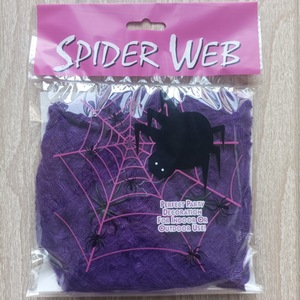 Telaraña de Halloween de Colores, 20g, Telaraña Elástica Colorida con Araña de Plástico, Decoración de Halloween para Interiores y Exteriores - Product Image 4