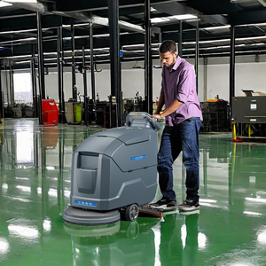 MSDS Lithium Battery 32,000 Sqft/h Working Efficiency Commercial Self Propelled Traction Drive <b>Floor</b> Washing Scrubber <b>Floor</b> Scru - Product Image 5