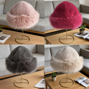 <span class=keywords><strong>Bonnet</strong></span> en fausse fourrure monochrome style mongol pour <span class=keywords><strong>femme</strong></span>, épais, chaud, moelleux, tendance, polyvalent, anti-froid, protection des oreilles - Product Image 4