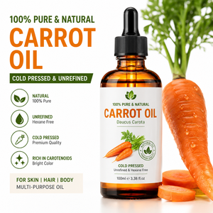 Olio di Carota Puro <span class=keywords><strong>e</strong></span> Olio di Semi di Carota, Olio Naturale Illuminante alla Carota per Nutrimento della Pelle, Cura Quotidiana Viso <span class=keywords><strong>e</strong></span> Corpo <span class=keywords><strong>e</strong></span> Ingredienti Cosmetici - Product Image 2