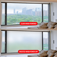 Film intelligent PDLC à taille personnalisable, film de protection électronique pour vitres, film de confidentialité pour bâtiments intelligents et bureaux à domicile