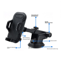 Support de téléphone portable universel rotatif à 360 degrés, flexible et réglable, à ventouse pour tableau de bord ou bureau, en ABS solide et durable