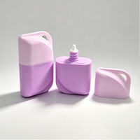 Bouteille en plastique souple de 50 ml avec trou de suspension, conteneur portable vide pour liquides cosmétiques
