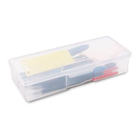 Kit de herramientas para modelar, herramientas básicas para manualidades, con caja de plástico, juego de herramientas de construcción, Hobby, para coche, avión, barco, 15 Uds.