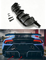 Pour Lamborghini Huracan EVO Aulen-a Style Diffuseur de pare-chocs arrière en fibre de carbone sèche Kit carrosserie préimprégné