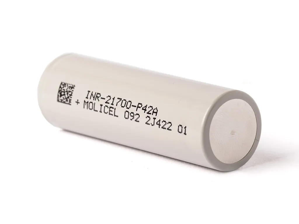 충전식 리튬 이온 배터리 21700 Molicel INR21700 P42A 4200mAh 45A 무인 항공기 배터리 팩을위한 높은 방전 속도 셀