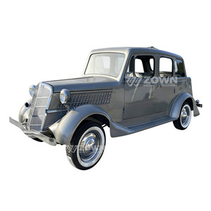 Voiture électrique vintage classique de couleur personnalisée pour les visites des îles et des régions côtières - Product Image 1