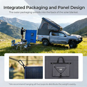 Fuente de Energía de Emergencia SHUSU, Panel Solar Portátil de 400W, Cargador Plegable Tipo N, Alta Eficiencia del 23.5% - Product Image 6