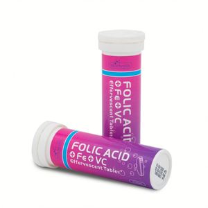 Besica OEM Supplier Pregnant <strong>Woman</strong> Vitamin c <strong>Iron</strong> and Folic Acid <strong>Supplements</strong> Effervescent Tablet <strong>Iron</strong> Folic Acid Tablet - Product Image 3