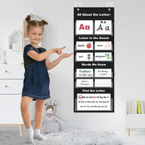 Tabla de Letras Educativa para el Aula, Herramienta de Aprendizaje Temprano del Alfabeto y Palabras, para Suministros de Enseñanza - Product Image 1