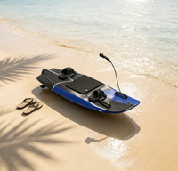 Planche de surf électrique légère en fibre de carbone intégrale, idéale pour les jeux de surf aquatique récréatifs pour adultes