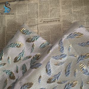 Самая модная жаккардовая ткань из золотого Шелкового перья с тиснением, Высококачественная весенне-осенняя Женская ткань - Product Image 2