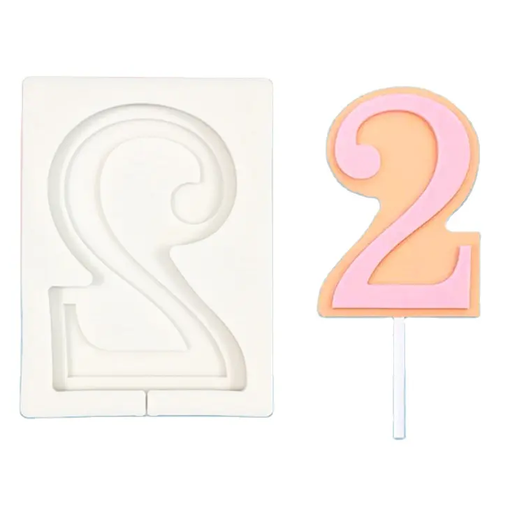 Mal Lollipop Mal Cake Decoreren Tools Hoge Kwaliteit Nummers Digitale Vloeibare Silicagel Food Grade Siliconen Hot Sale 0