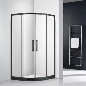 Vues panoramiques populaires modernes Portes de douche en aluminium Porte battante coulissante pour salle de bain Toilette - Product Image 1