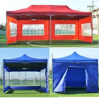 Nouvelle Arrivée 2026 Tente Pliante 3x3 3x6 Tente de Camping Extérieur Pop-Up 10x10 10x20 avec Parois Latérales