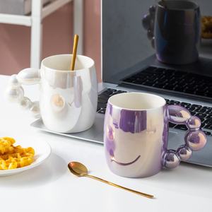 Offre Spéciale nouvelle tasse de <span class=keywords><strong>gourde</strong></span> confite colorée en céramique tasse à eau de bureau à domicile tasse à café en céramique - Product Image 4