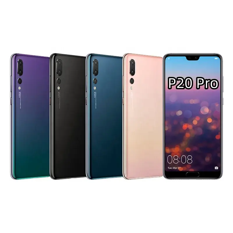 Vente en gros pas cher Téléphones d'occasion P20Pro 128GB Android 8.1 Dual SIM Débloqué LTE Original 2nd Téléphones Mobiles Pour Huawei P20 Pro P30 P40