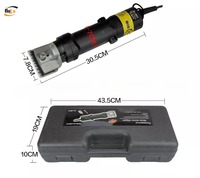 Bolu Elektrische Kabellose Ziegenwoll-Schermaschine Tier-Schafschermaschine mit Geraden Zahnklingen und PVC-Kunststoff zum Scheren von Wolle