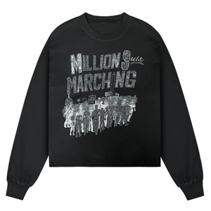 <b>Men's</b> Oversized Vintage Design Pattern Graphic O-Neck Sweatshirt 100% Cotton Loose Fit Casual Streetwear <b>Pullover</b> Clothing - Product Image 1