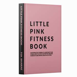 Journal à couverture rigide rose personnalisé Workout Gym Mental Health Fitness Log Book Fitness Planner - Product Image 1