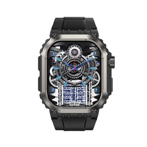 Montre connectée Drioshipping LG101 avec écran de 1,83 pouce, appels Bluetooth, batterie de 410 mAh, étanche IP68, fréquence cardiaque, sports de plein air, pour hommes - Product Image 5