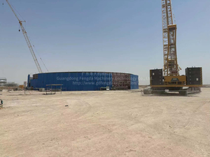 خزان تخزين زيت كبير بتصميم مخروطي رأسي من Fengda للبيع جديد 2024 - Product Image 5