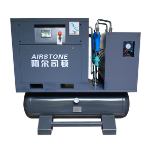 Airstone AS-10A/8 7.5Kw 10Hp 8Bar sabit hız entegre hepsi bir vida hava kompresörü hava kurutucu 230L hava tankı ile kombine - Product Image 1