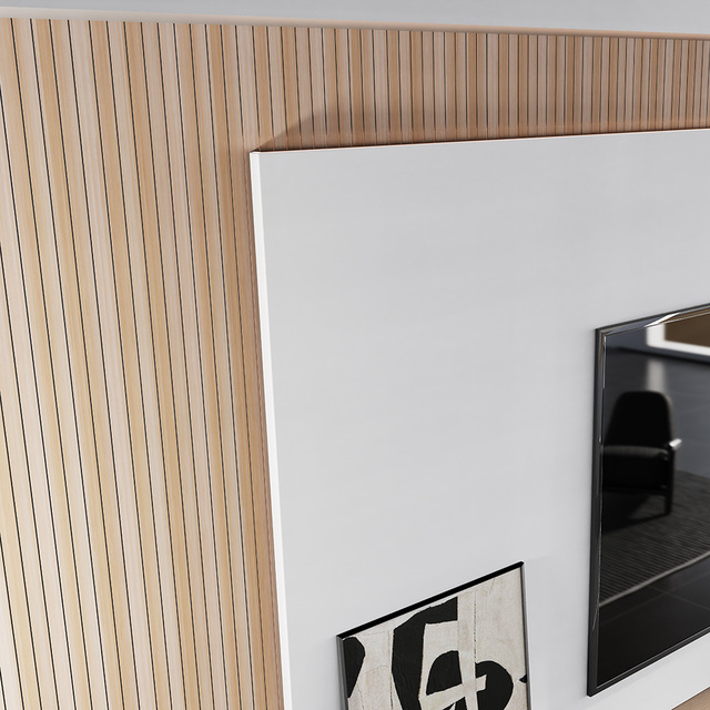 KW31209 Decor PVC Wall Cover Panel Interior WPC Wall Panel for Wall Home Building Living Room Bedroom