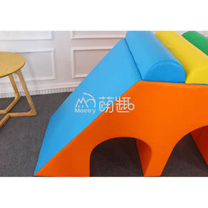 Moetry Double Tunnel Bridge Soft Play Equipment Ensembles de jeu sensoriels intérieurs pour bébé et tout-petit Mousse pour garderies maternelles - Product Image 5