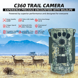 <span class=keywords><strong>Caméra</strong></span> <span class=keywords><strong>de</strong></span> surveillance 4K IP68 avec autonomie <span class=keywords><strong>de</strong></span> 12 mois alimentée par une batterie au lithium avec 100 °   <span class=keywords><strong>Caméra</strong></span> <span class=keywords><strong>de</strong></span> surveillance extérieure grand angle et double détecteur PIR - Product Image 3
