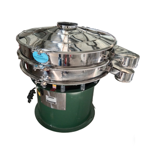 เครื่องกรองแบบสั่นสะเทือนหมุนได้ ทำจากสแตนเลส ใช้มอเตอร์ 380V สำหรับอุตสาหกรรมอาหาร เครื่องร่อนแป้ง ผงแป้ง ตัวกรอง - Product Image 4