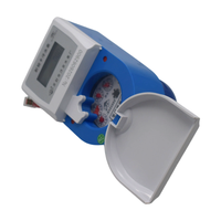 Reliable Brass Body Contactless RF Prepaid Water Meter, IC Card Smart Cold Water Meter Low Failure Rate for Long-Term Use