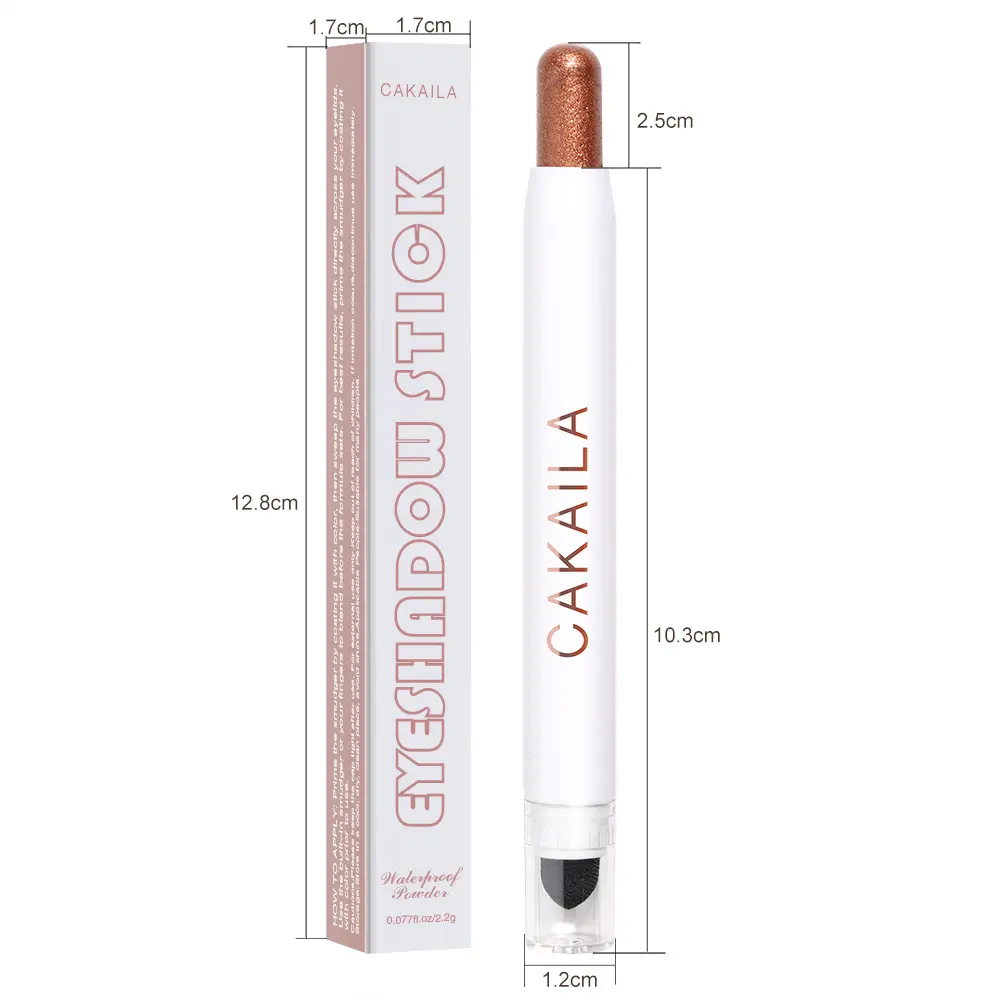 New Arrival 12 Color Waterproof Glitter Highlighter Eyeshadow Pencil Makeup Pigment Cosmetics Eye Shadow Pen
