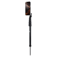 Bâton de selfie monopode de golf avec piquets de sol Trépied magnétique en aluminium pour iPhone Android pour caméras d'action GoPro