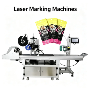Machine de marquage laser à production continue automatique avec système d'inspection par vision, dispositif de marquage de code QR variable pour l'emballage - Product Image 3