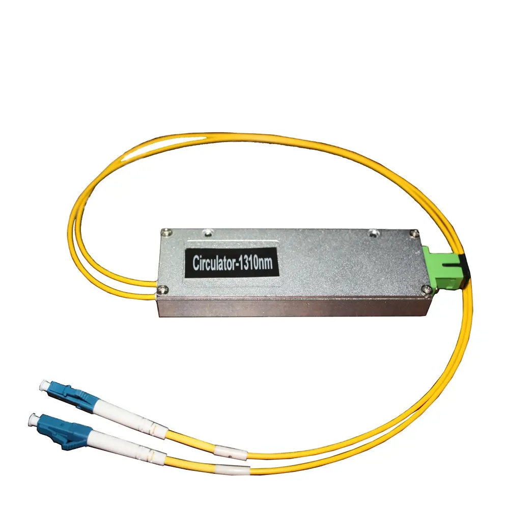 Hoge Kanaal Isolatie Fiber 3 Poorten Optische Circulatiepomp 1310nm 1550nm Lc Upc