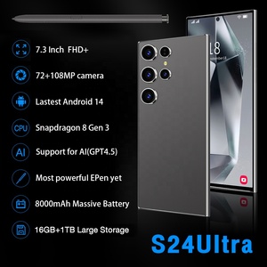 2024 siêu 5g S24 điện thoại thông minh 16GB + 1TB 7.3inch HD màn hình lớn <span class=keywords><strong>Dual</strong></span> <span class=keywords><strong>Sim</strong></span> <span class=keywords><strong>Android</strong></span> 14 sử dụng điều kiện 100W sạc nhanh Tây Ban Nha - Product Image 2