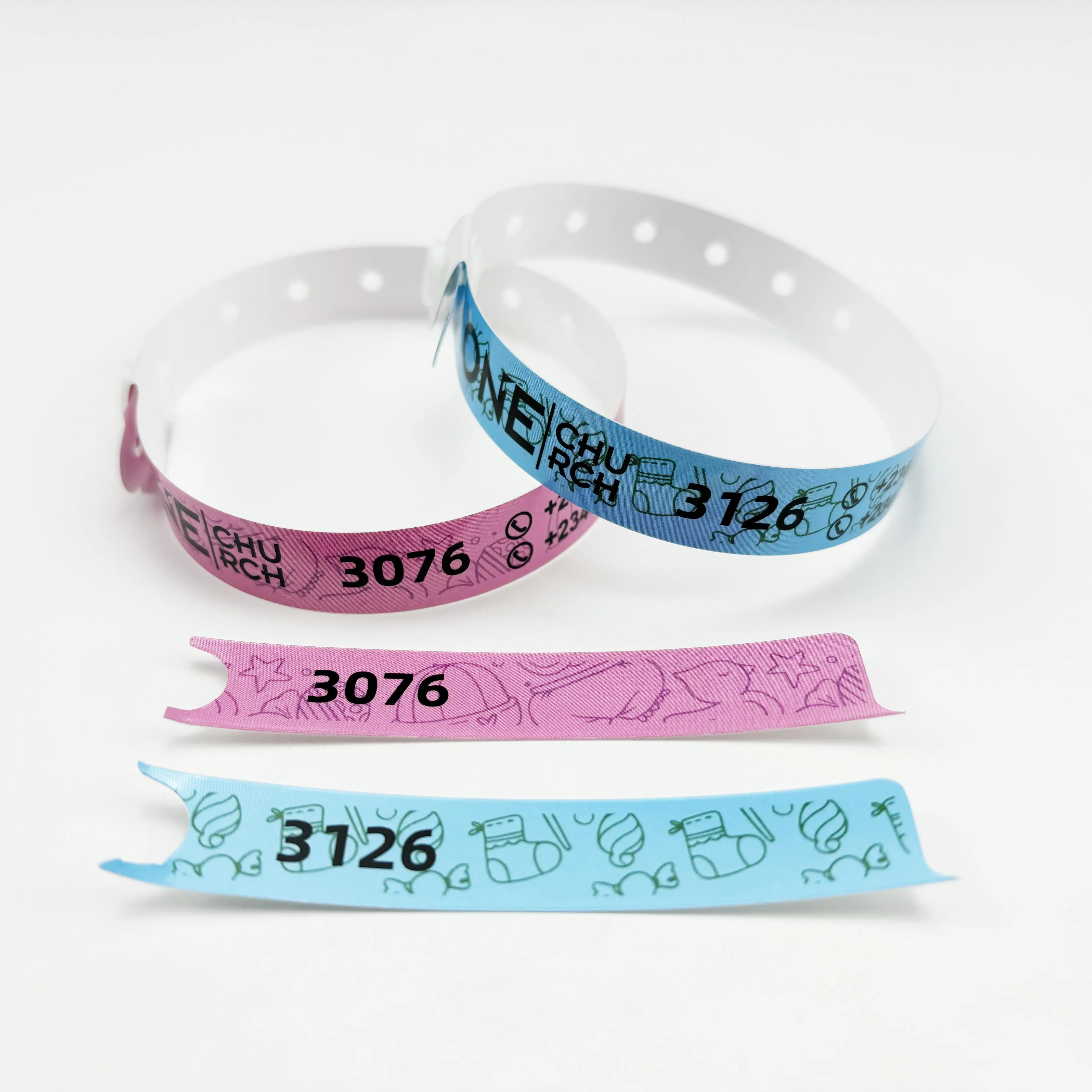 Groothandel Promotionele Polsbandjes Met 1 Tab Voor Evenementen Hotel Armband