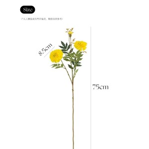 Venta al por mayor de fábrica, <span class=keywords><strong>ramo</strong></span> de flores artificiales de caléndula, flores de Cosmos, gerbera, decoración para el hogar y la sala de estar, <span class=keywords><strong>ramo</strong></span> de flores de imitación - Product Image 5