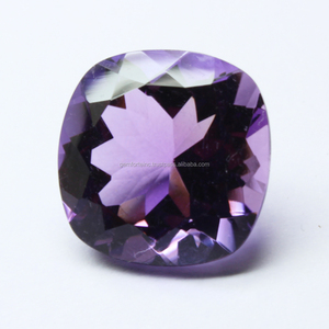 Loose Jewelry Making Gemstone Natural <b>Purple</b> Amethyst 8x8mm <b>Cushion</b> Faceted Cut Calibrated Size Genuine Amethyst Stone Wholesale - Product Image 5