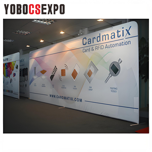 Nhà Máy Giá xách tay có thể gập lại Photo Booth <span class=keywords><strong>Backdrop</strong></span> đứng đường cong nhiếp ảnh nền với gối trường hợp bìa vải căng thẳng - Product Image 3