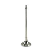 Soupape d'admission et d'échappement en acier inoxydable pour moteur à combustion interne, usinée sur commande par CNC.