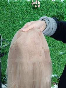 12a perruques de cheveux humains vierges 60 # blanc glace vente en gros 100% cheveux humains transparent HD perruque à dentelle complète - Product Image 3