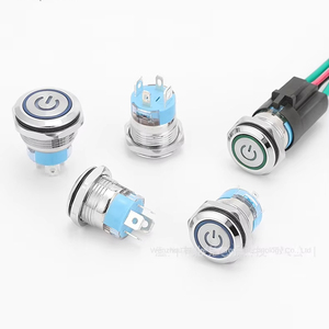 Không thấm nước IP67 kim loại thép không gỉ 1NO 10A <span class=keywords><strong>push</strong></span> <span class=keywords><strong>button</strong></span> Thiết bị chuyển mạch 19 Mét latching LED chiếu sáng moentary Thiết bị chuyển mạch với ổ cắm - Product Image 6