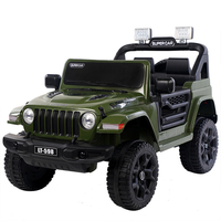 Voiture électrique pour enfants à quatre roues, télécommandée, biplace, tout-terrain, avec fonction balançoire