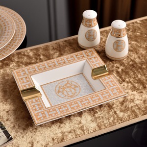 Service de table en porcelaine fine de luxe pour 6 personnes, style mosaïque, avec couverts et <span class=keywords><strong>vaisselle</strong></span> en céramique, pour la maison et les restaurants, service à thé de style anglais - Product Image 4